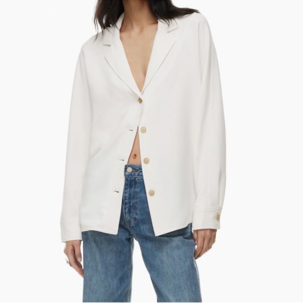 Wilfred Freeform Relaxed Button Up Shirt Small